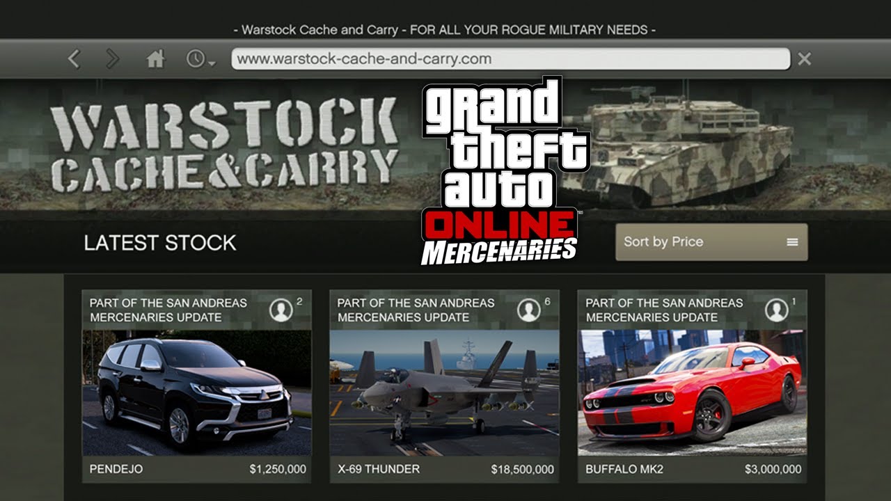 New GTA Online San Andreas Mercenaries vehicles included in update -  RockstarINTEL