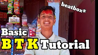 Basic BTK beatbox tutorial for beginners|Lazybeats