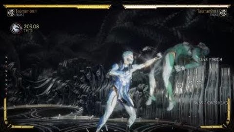 MK11 Frost DF2 hits behind