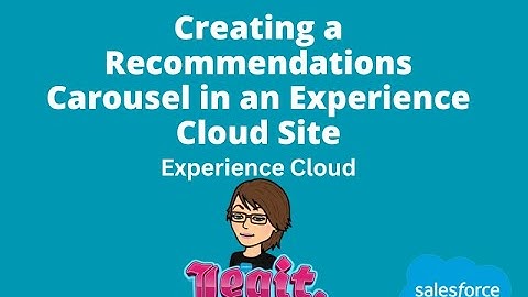 Creating a Recommendations Carousel in an Experience Cloud Site
