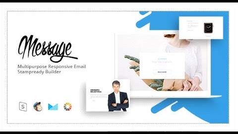message - Responsive Email Template Minimal | Themeforest Download