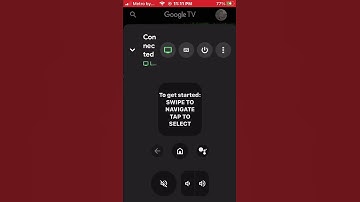 Remote control on phone for android devices.          (Google home)