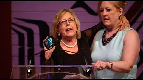 Elizabeth May's awkward press gallery dinner speech