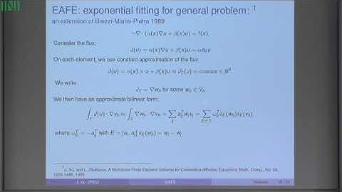 GCS | Prof. Jinchao Xu | UPWIND FINITE ELEMENT METHODS FOR H(grad), H(curl) AND H(div)