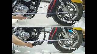 How to install the Forward Controls for Suzuki Marauder 800 VZ800