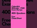 CyberArk Defender PAM course #cyberarkexam #cyberarkpam #howtopasscyberark #pampracticetests