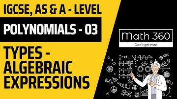 Polynomials | Types | Algebraic Expressions | Monomial | Binomial | Trinomial | Lesson 3