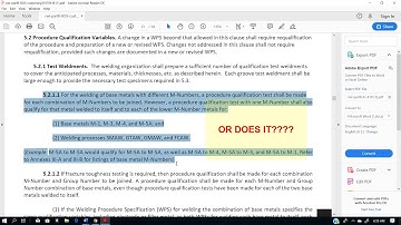 AWS Book of Specifications-Clause 5 (Procedures)-M Numbers-ead Description-There is an error!