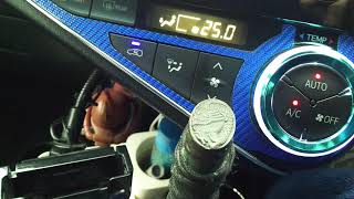 【TOYOTA AQUA】（only one custom）Air conditioner illumination dial ring zero style（daytime）