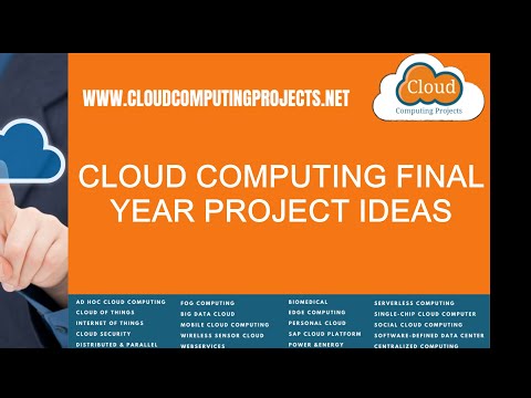 Cloud Computing Final Year Project Ideas | Cloud Computing Final Year Thesis Ideas