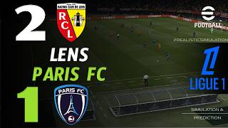 🔴 Résumé : Lens - Paris FC 2 - 1 | HIGHLIGHTS | Ligue 1 2026/27 – eFootball Simulation Pes21