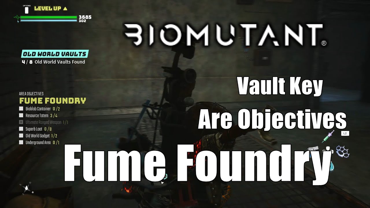 Biomutant Fume Foundry Vault Key (Contagion Flurpskruckis Location, Are Objectives)