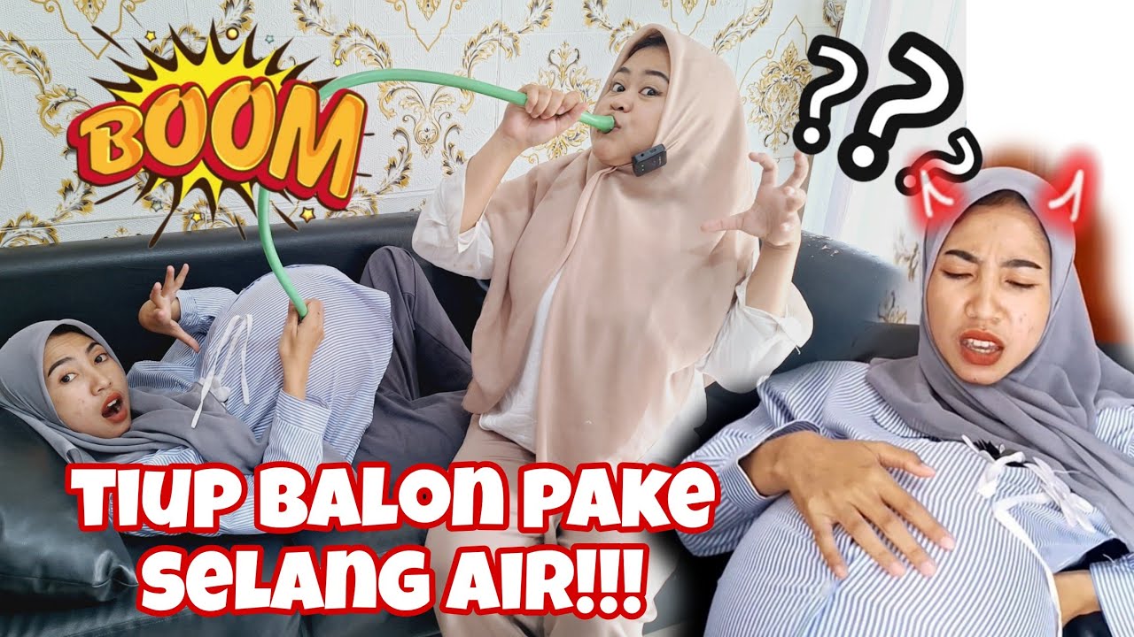 DRAMA KOCAK TIUP BALON DALAM PERUT JADI MELAHIRKAN BAYI