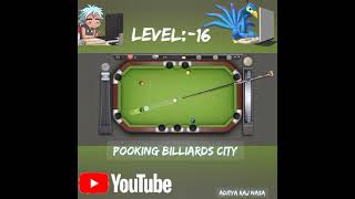 ||pooking Billiards city||level-16||adityarajnas|| screenshot 4