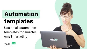 Using email automation templates for smarter email marketing - MailerLite tutorial