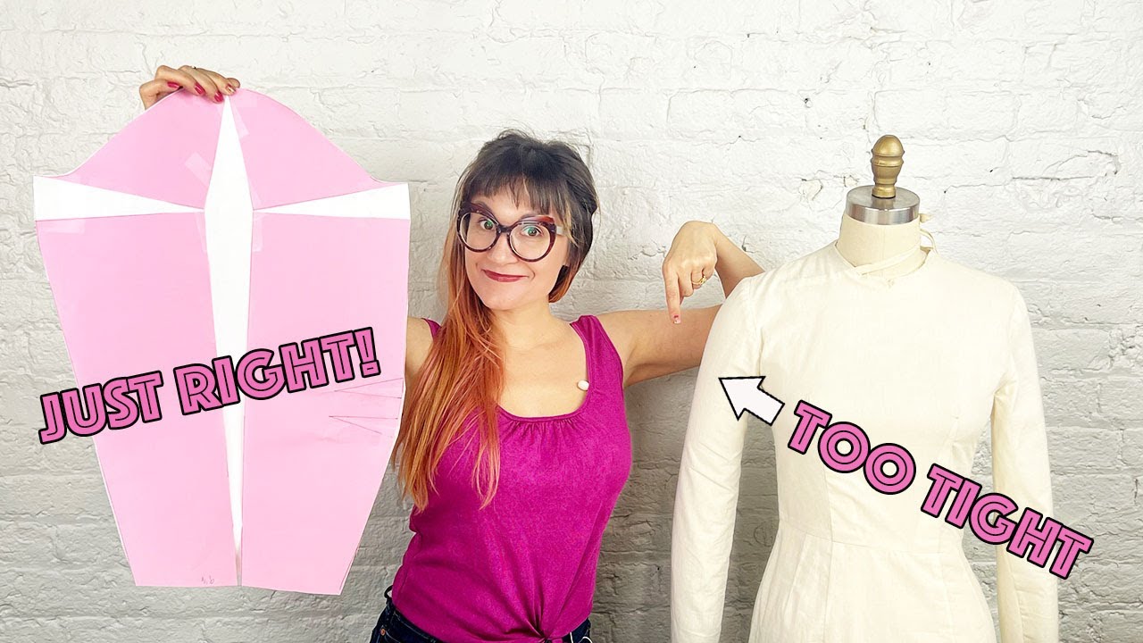 Full Bicep Adjustment Tutorial Works On Any Sewing Pattern! YouTube