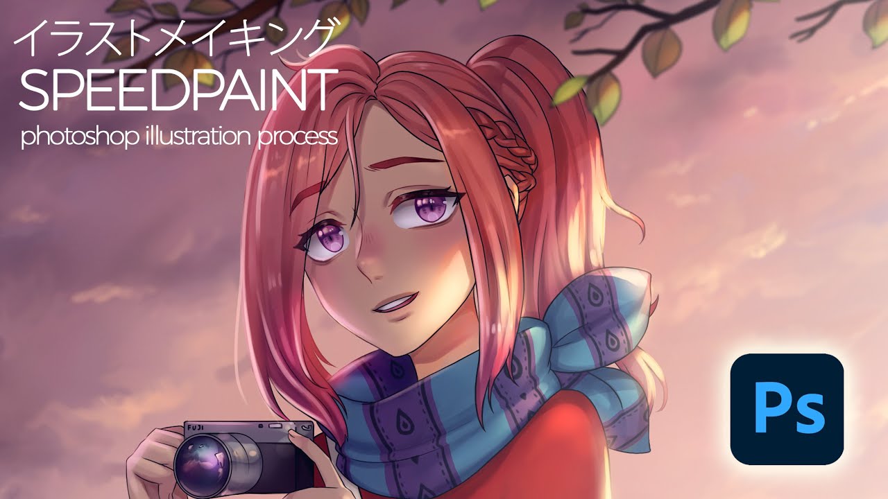 Photoshop Illustration Speedpaint Light Of New Dawn イラストメイキング Youtube