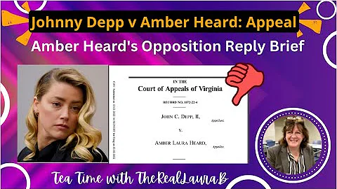 Depp v Heard Appeals: Amber Heard Responds to John...