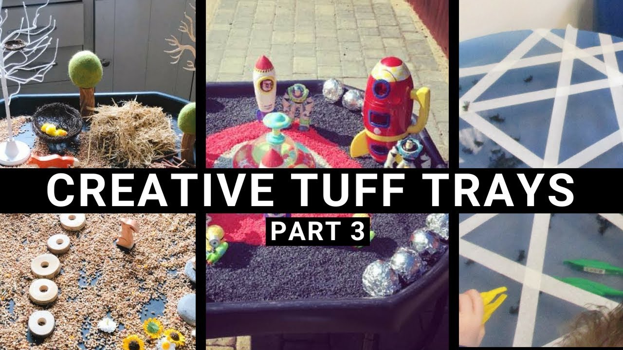 INVITATIONS TO PLAY  40 IDEAS FOR TUFF TRAYS - COMMUNITY CONTRIBUTIONS 