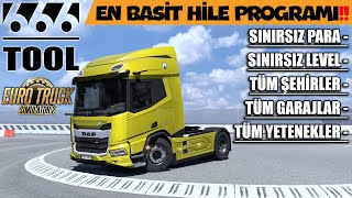 Dünyanın En Basit Hile Programı Para - Level - Yetenekler - Garajlar - Şehirler Ets 2 150 