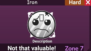 How to get IRON in FIND THE GEOMETRY DASH Difficulties Roblox Zone 7 screenshot 3