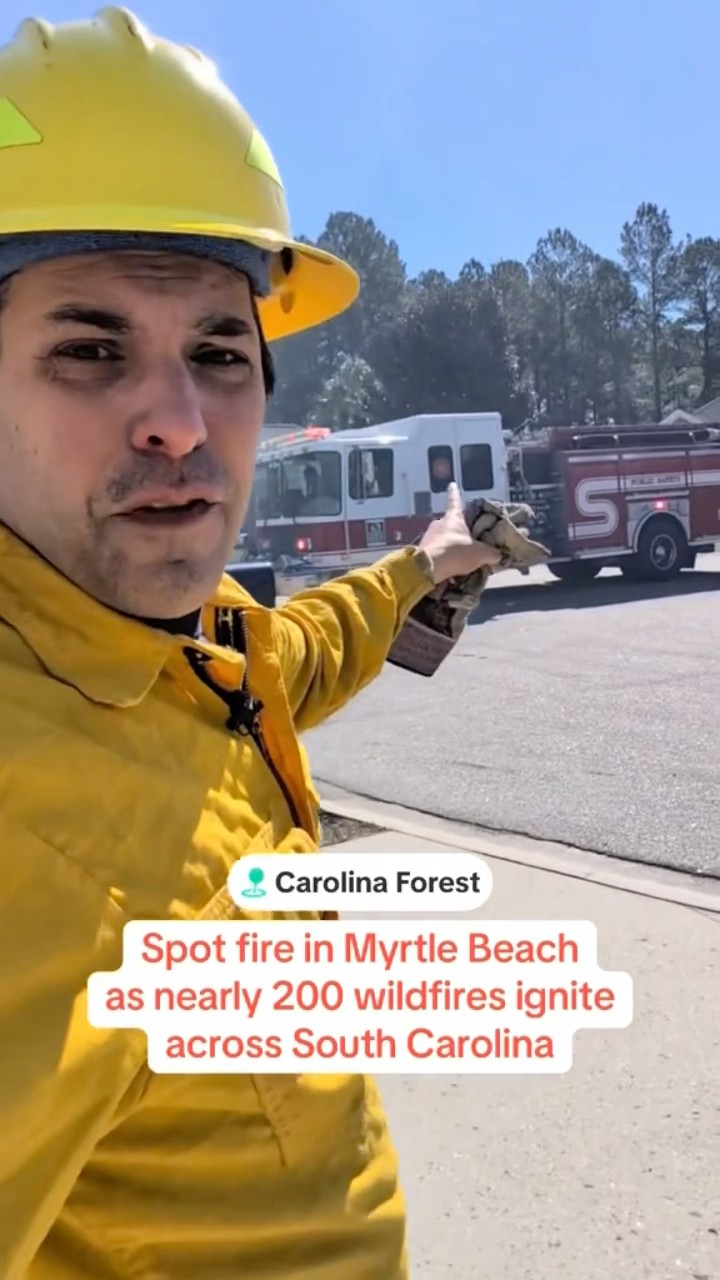 Spot fire in Myrtle Beach #shorts
