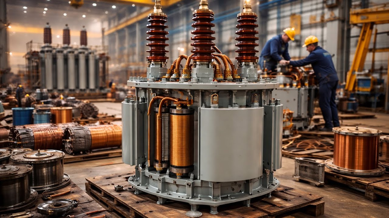 Transformerfactory Inside a High Voltage Transformer Factory! Amazing Manufacturing ...