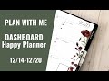 PLAN WITH ME | DASHBOARD HAPPY PLANNER