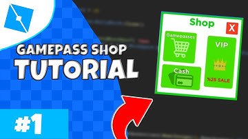 [PART 1] How to make an advanced game pass shop in Roblox Studio!