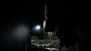 Night Shift Power! 💪 Excavator Digging Deep in the Mud