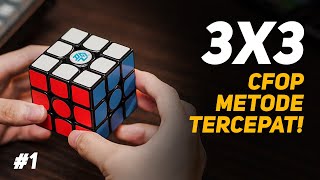 RUMUS CEPAT RUBIK 3x3 CFOP PEMULA - Tutorial / Cara Menyelesaikan Rubik 3x3 (Bahasa Indonesia) #1