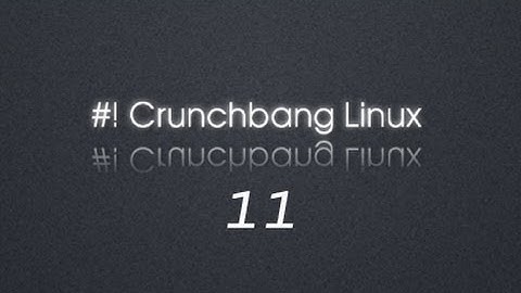 Install CrunchBang 11