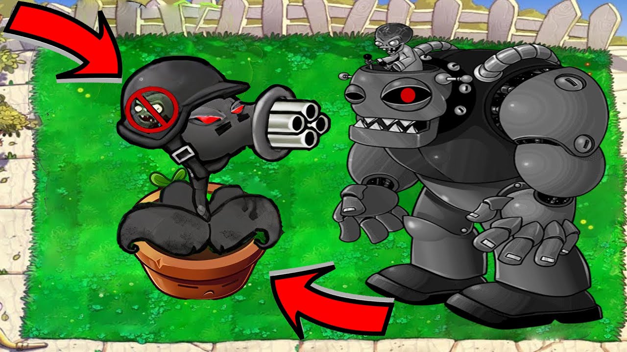 Doom Gatling Pea vs Dr. Zomboss vs All Zombies - Plants vs Zombies ...