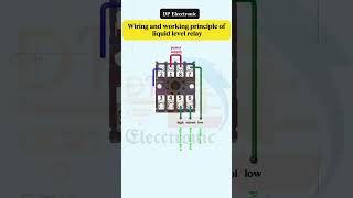 Wiring ⚡ and working principle of liquid level relay...#youtube #vairal #industrialelectrician