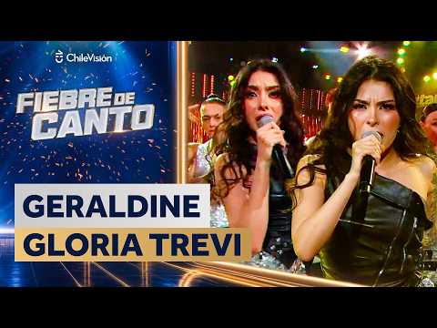 GERALDINE MUÑOZ - GLORIA TREVI 🎤 MEJOR DE LA SEMANA 🎶 Fiebre de Canto