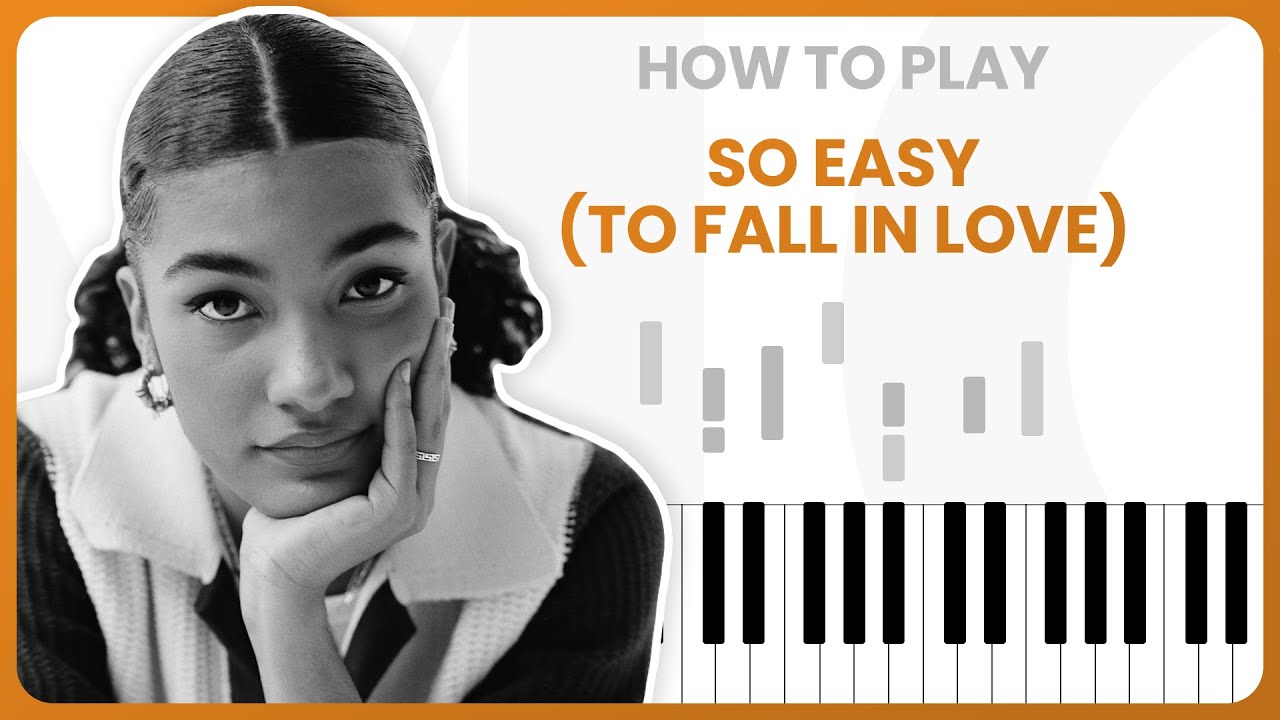 So Easy (To Fall In Love) - Olivia Dean - PIANO TUTORIAL (Part 1)