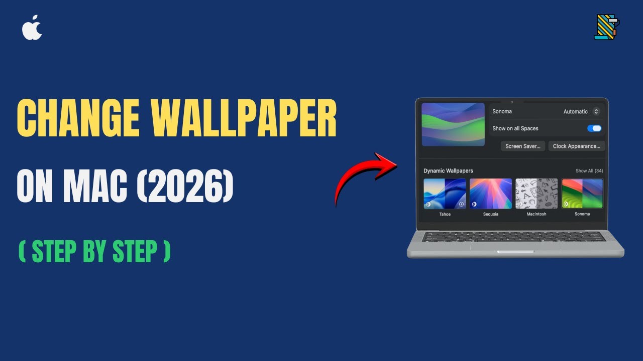 How to Change Your Wallpaper on MacBook - Step By Step - YouTube