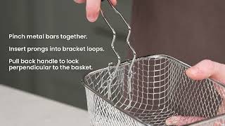 How to Assemble the Frying Basket on the Fry Guy Pro Deep Fryer (RJ07-32-SS)