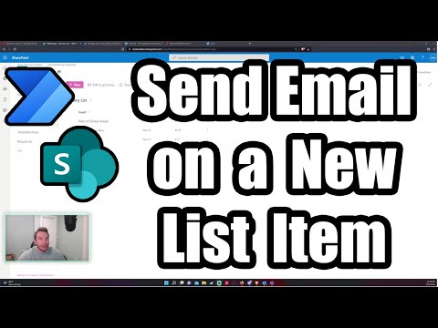 Send an Email on New SharePoint List Item Flow | Power Automate | 2022 Tutorial