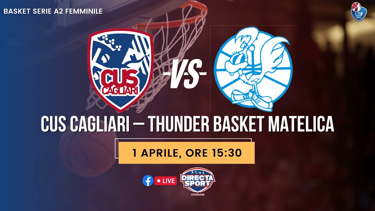 Basket A2F - Cus Cagliari-Halley Thunder Matelica