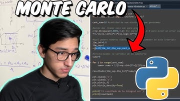 INTEGRANDO CON MONTE CARLO | TUTORIAL PYTHON
