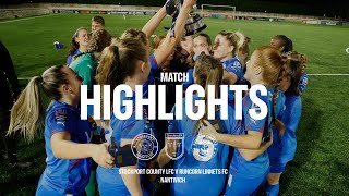 Cheshire FA Women’s Cup Final  Stockport County Ladies Vs Runcorn Linnets Ladies