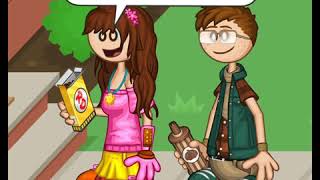 Papa Louie Pals - Old Lady Chocolate Scene