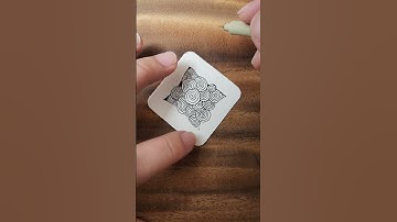 #Zentangle #2023從心出發 - day 00 :  How to draw zentangle Pattern - printemps 春天