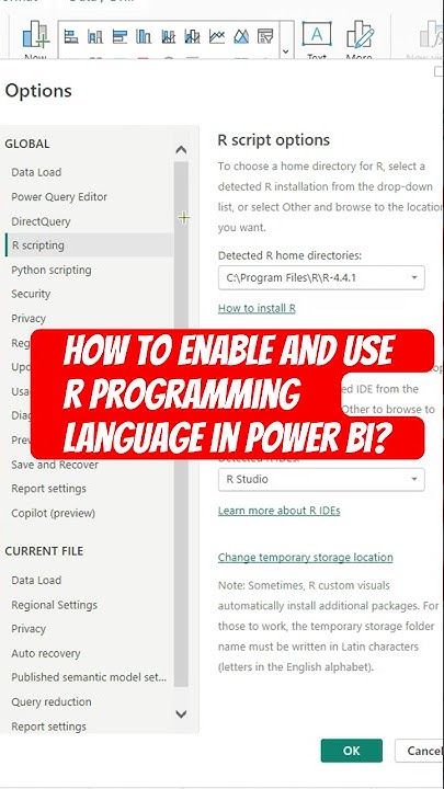 How to use R programming Language script visual in Power BI desktop ...