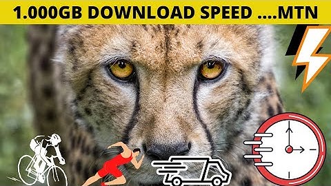 See How FAST MTN HynetFlex Router DOWNLOADED 1.000GB Video Size