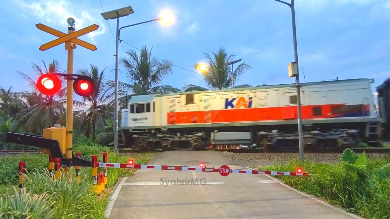 Perlintasan Kereta Api Baru BET Lintas Bojong Pandan Banten | Palang NP x ALKMAAR