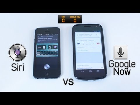 Siri vs Google Now