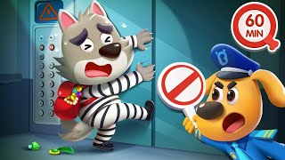 NO Saltes en el Elevator  60MIN de Dibujos Animados Sheriff Labrador en Español