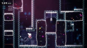 Celeste "Old Site - B-Side" speedrun in 1:54.291
